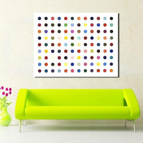 JQHYART Canvas Art Painting Unique Spot Etching Wall Pictures For Living Room Home Decor Abstract Printed No Frame Painting