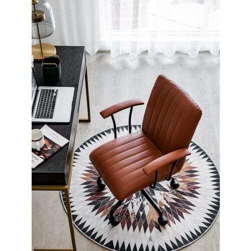 Computer chair household comfortable sedentary light luxury study simple lifting armrest rotary back office chair