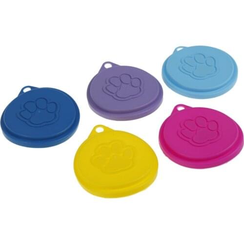 1Pc Pet Food Can Cover Lid Dog Cat Pet Tin Silicone Reusable Storage Cap