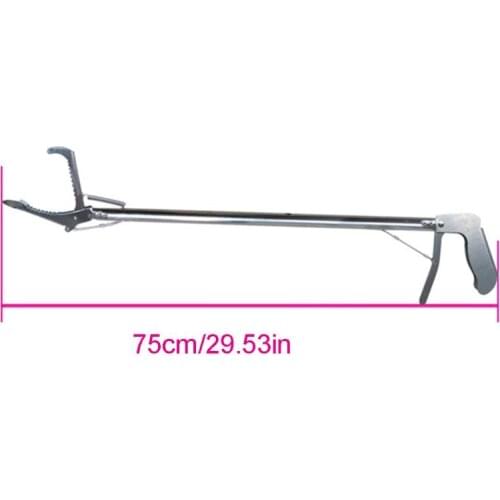 C5AC Multipurpose Snake Catcher Tongs Foldable Stainless Steel Reptile Grabber Stick