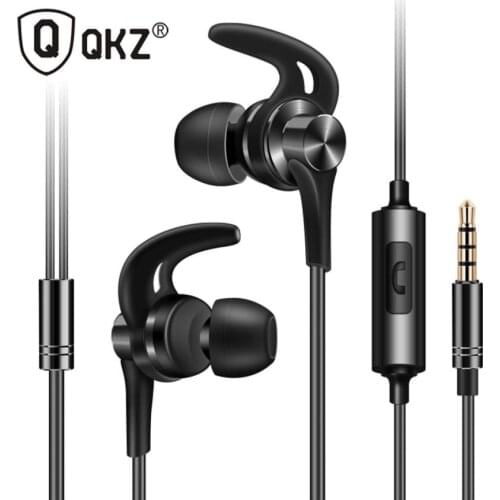 Earphone Zinc Alloy QKZ DT1 In Ear Earphone HiFi Earphone Metallic Earphone Sport Headphone fone de ouvido for Xiaomi Tablet