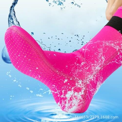 3mm Neoprene Diving Socks Swim Water Boots Non-slip Beach Boots Wetsuit Shoes Warming Snorkeling Diving Surfing Socks For Adults