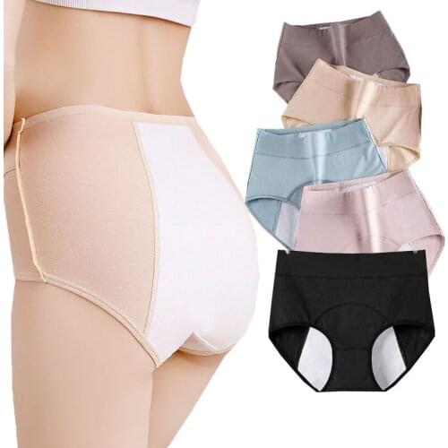 Menstrual Period Underwear Women Cotton Panties Ladies Seamless Lengthen Panties Physiological Leakproof Female Underwear