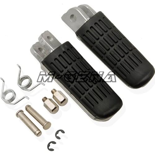 Motorcycle Front Footrests Foot pegs For Honda CBR 750F 1000F CB400 750 1300SF CBR600 F2 F3 VTR1000F VFR800 XL1000V Varadero