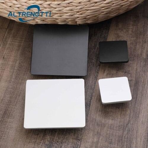 Simple Handle Furniture White Black Aluminum Alloy Modern Drawer Wardrobe Door Pull Kitchen Cupboard Cabinet Metal Knob Hardware