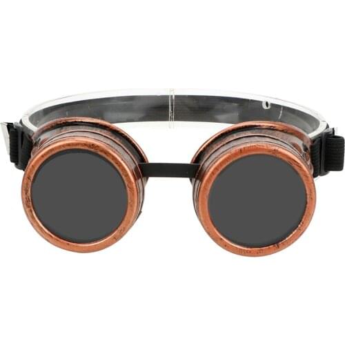 LEEPEE Retro Welding Punk Gothic Sunglasses Steampunk Glasses Adjustable Eyewears Sun Glasses Protective Gears