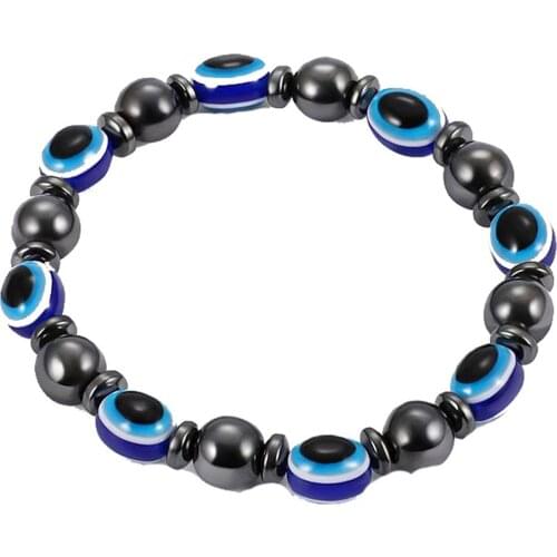 Female Hand Chain Eye Print Beaded Bracelet Wristband Hand Decoration for Girlfriend Wife Beautiful Amazing