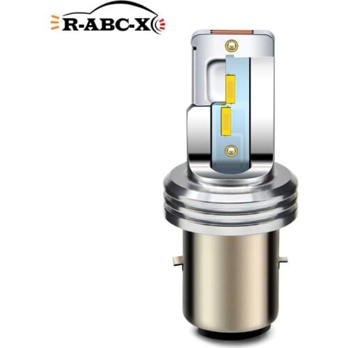 1Pcs CSP 1800Lm BA20D H6 H4 9003 HB2 HS1 P43T P45T Led Bulb Car Fog Light Motorbike Auto Motorcycle Headlight AC 12V 24V 6000K