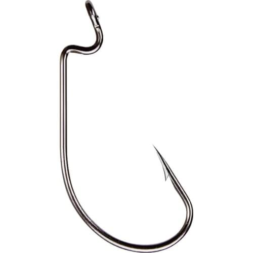 10pcs/lot Fishing Hook Barbed Fish hook Bent High Carbon Steel Wide Super Lock Fishhooks Lure crank hook for Soft Worm Bait