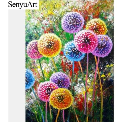 5D Diamond Painting Full Round Dandelions Picture Embroidery Wall Art Mosaic Paiting Accessories Cross Stitch Kit Decorations
