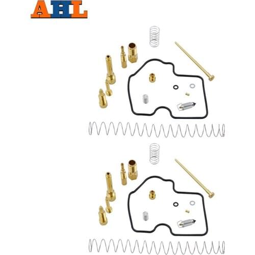 AHL 2 Sets Carburetor Rebuild Repair Tool Kit For Kawasaki 1003-0094 15003-1755 Prairie 650 KVF650 KVF700 Brute Force 650