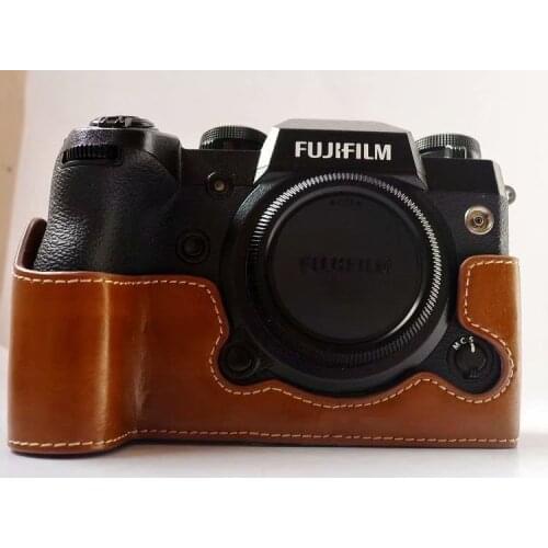 Camera Half Body Set Case for Fujifilm Fuji X-H1 XH1 PU bag Cover Accessories Mirrorless System Camera