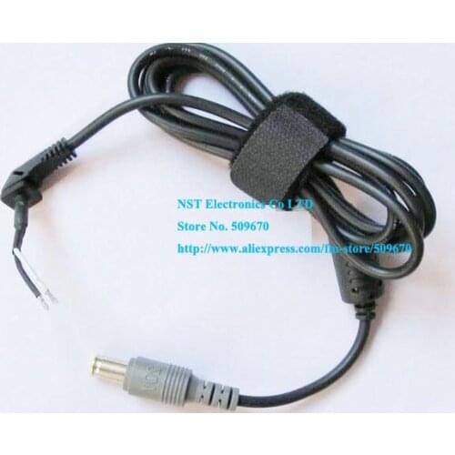 Free shipping/10pcs /High Quality DC Power Jack Plug 7.9x5.5mm Connector With Cable / Cord For IBM Lenovo Laptops