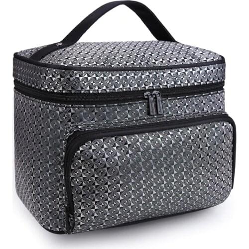 Large Makeup Toiletry Wash Bag Womens Travel Cosmetic Beauty Vanity Cases Box Organizer Toiletries Storage Accessories Supplie