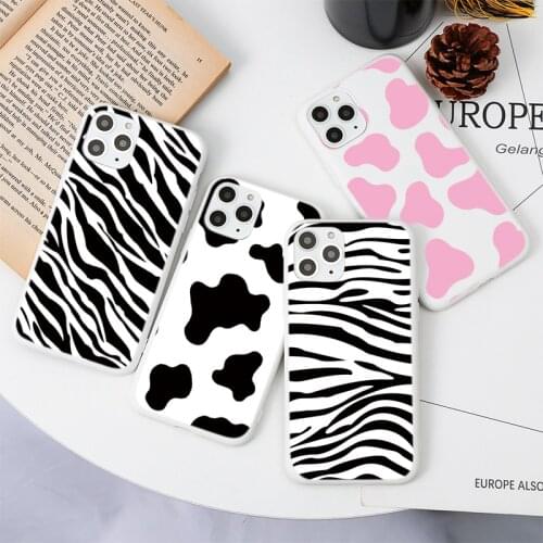 Fundas For Samsung Galaxy S20 FE S8 S10 S9 Note 20 Ultra 10 Plus Pro Lite 8 9 5 S7 Edge S10e J6 2018 J5 J7 Zebra Print TPU Case