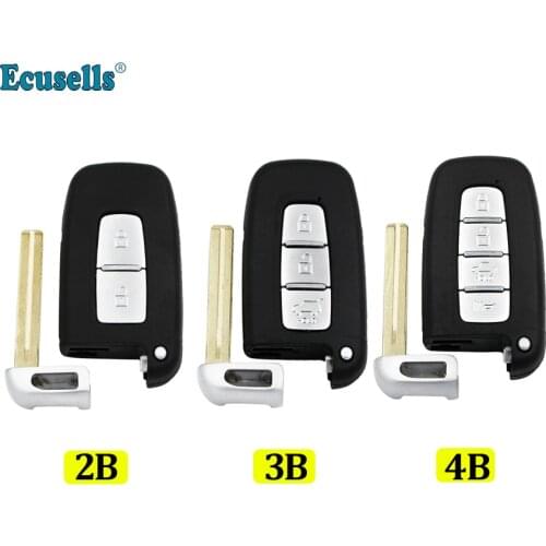 2/3/4 Button remote Key Fob Keyless Shell Case Fit For Hyundai I30 IX35 Tucson with insert key
