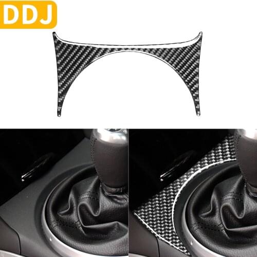 For Mazda RX-8 RX8 SE3P JM1FE 2004-2008 Accessories Half Front Gear Shift Panel Shifter Carbon Fiber Modified Interior Sticker