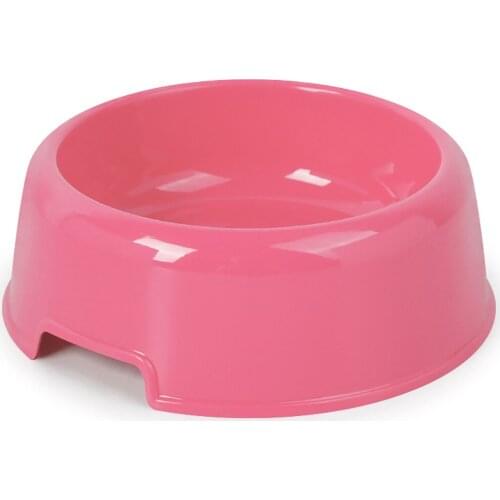Environmentally Friendly And Non-Toxic Pet Bowls Candy-Colored Lightweight Plastic Single Bowl Small Dog Pet Bowl Pet Supplies