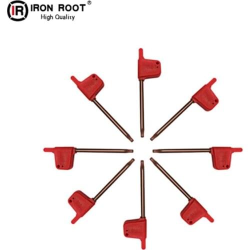 5p T6 T8 T10 T15 T20 Red Flag Wrench Suitable For Various U Drill Tool Holders