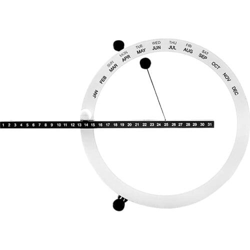 Nordic Style Creative Fashion Time Perpetual Table Calendar Manual Wall Calendar Home Decoration Best Birthday Gift Dropshipping