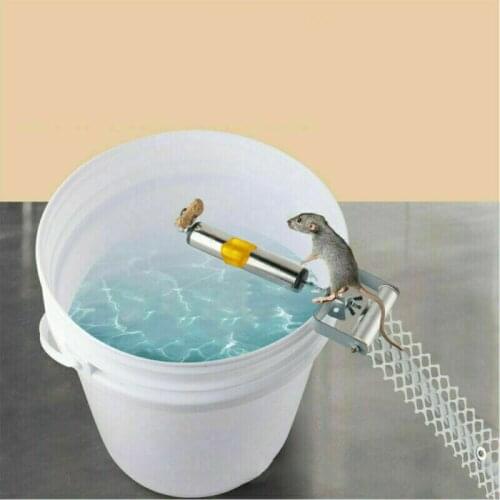 Reusable Auto Mouse Traps Roller Stainless Steel Rolling Stick Rat Catcher Mousetrap Rodent Bait Killer Household Pest Control