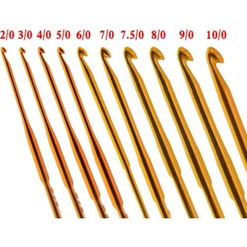2020 New Arrival Knitting Needle Handmade DIY Knitting Crochet Gold Color Double-headed Knitting Tool Sweater Needle Hot Sale