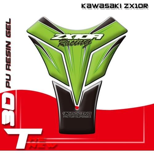 New 3D Motorcycle Tank Pad Protector Decal Sticker Case Tankp Stickers For Kawasaki ZX10R 2010 - 2015 2011 2012 2013 2014