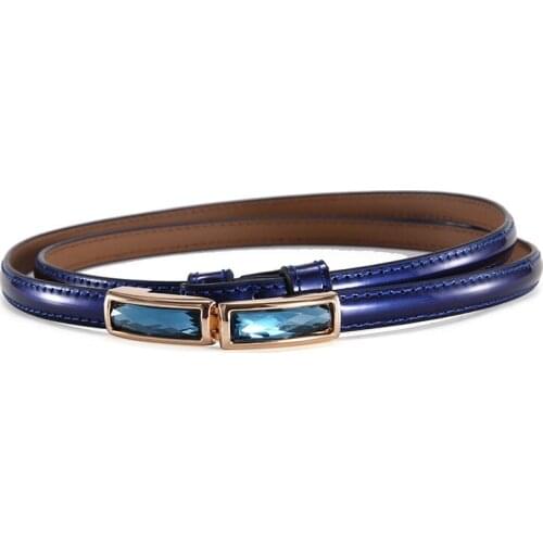 New Fashion Designer Women Thin Leather Waist Belt Woman Belts for Dress Cinturones Waistband Mujer cinto