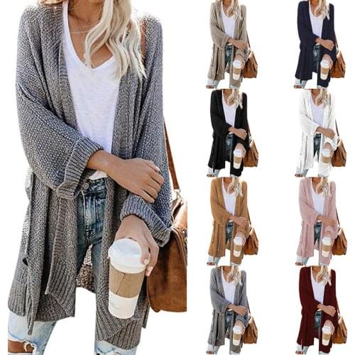 OLOEY Women's Long Cardigans