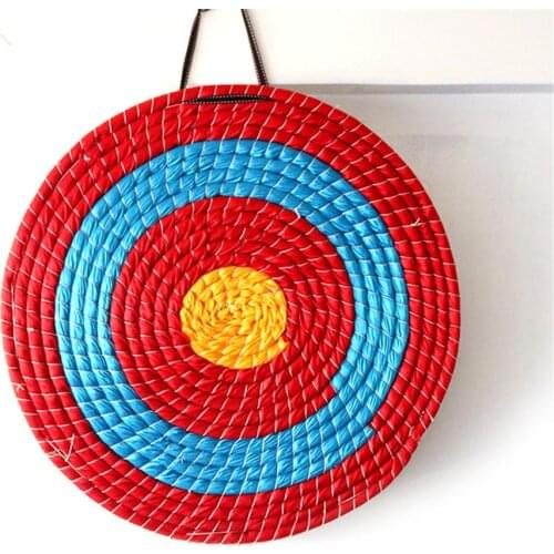 Outdoor Round Archery Bow Straw Target Antique Style Slice Coiled Practice Shooting Dart Board club competition training supply