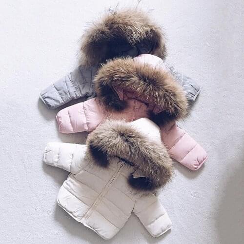 6M-3Y New Winter Solid Baby Girl Clothes Hooded Girls Toddler Button Girl Clothes Girl Zipper Coat Long Coat For Girls Fall Good