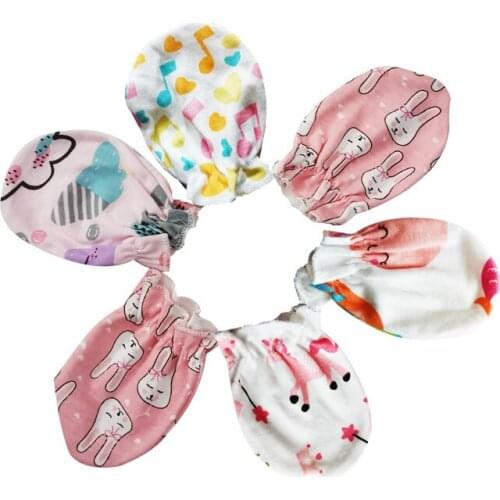 New Born Glove 10Pair/set Baby Gloves Cotton for Newborn Baby Gloves Infant Mittens Anti Scratching Face Glove Baby Accessories