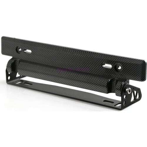 By DHL or Fedex 50pcs Car license plate frame carbon fiber license plate bracket scale converter bracket license plate holder