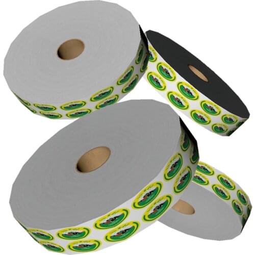 Full color roll sticker label printing custom for bottle