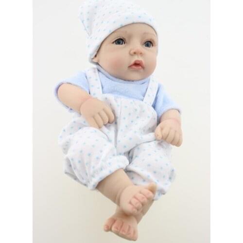 Realistic Reborn Baby Doll Twins Girl And Boy 28cm Full Body Soft Silicone Boneca Kids Playmates Bathe Toy For Birthday Gifts
