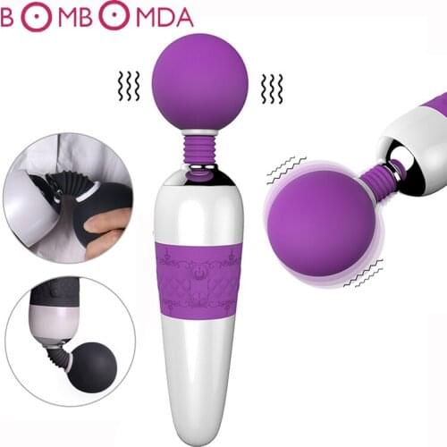 Sex Shop AV Magic Wand Vibrator for Woman Adult Sex Product Dildo Vibrator USB Rechargeable Sex Toys for Woman Clitoral Vibrator