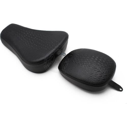 Front Driver Solo Seat Black Rear Cushion Pad For Harley Sportster 2010-2015 2011 2012 2013 2014 XL 1200 883 Seat Pad XR1200