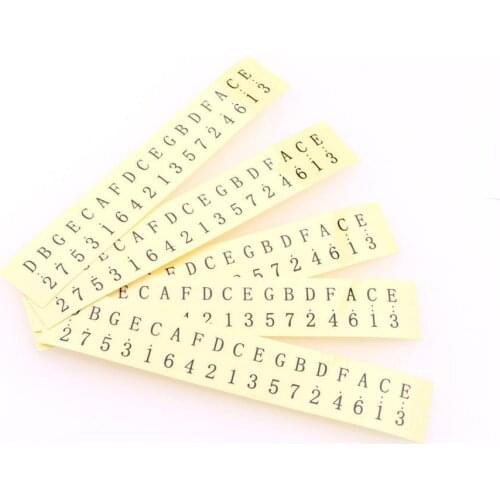 Kalimba Thumb Piano Note Sticker for Beginner Musical Performance