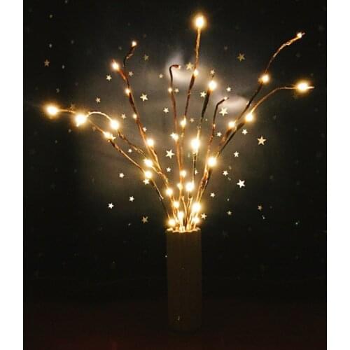 Led Willow Branch The Light Garden Floral Lamp 20 Lighting Strings For Home Christmas Wedding Party Garden Decoration #P5
