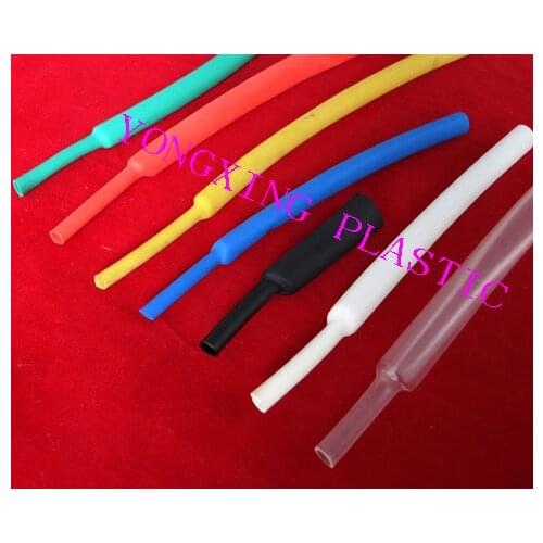 1M/lot 3/8inch(9.5mm)double wall thermal heat shrink tube with glue shrink ration 3:1 for wire cable insulation sleeve