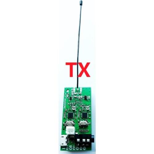 UHF Stereo Wireless Audio Transceiver Module Audio Transmitter Wireless Speaker Module Musical Instrument DIY Artifact