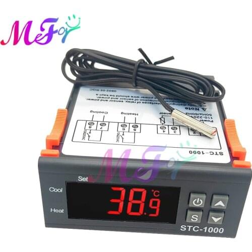 STC-1000 STC 1000 LED Digital Thermostat for Incubator Temperature Controller Thermoregulator Relay Heating Cooling 12V 24V 220V