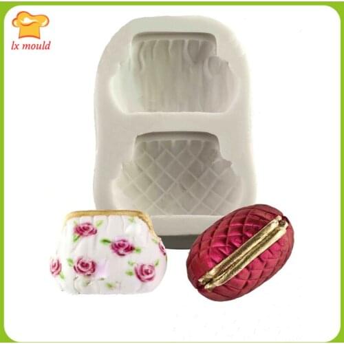 Lady Handbag Sugar Paste Silicone Mold Chocolate Mould