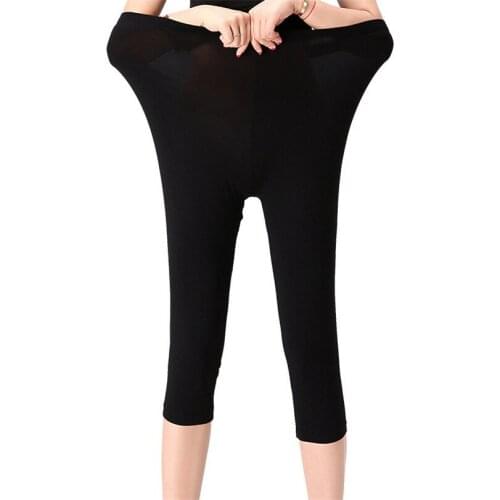 LJCUIYAO Large Size 5XL 6XL Women Shiny Neon Legging Ladies Push Up High Waist Stretchy Soft Capris Candy Color Mid-Calf Bottom