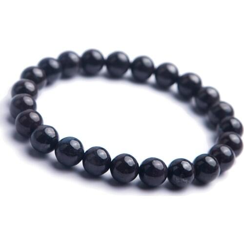 Genuine Natural Sugilite Stone Beads Women Gift Stretch Bracelet 8.5mm
