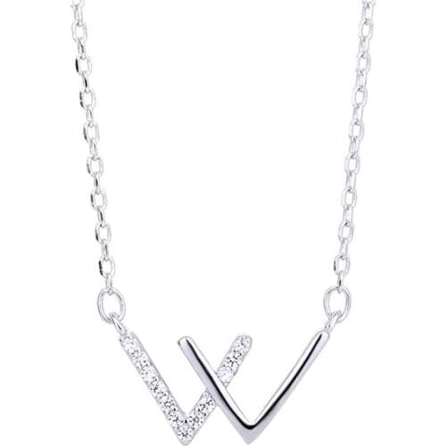 S925 sterling silver ladies necklace popular European and American ladies holiday gifts