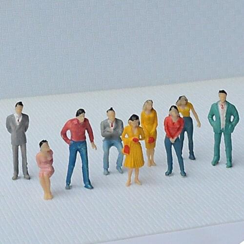 100*Model People Figures Plastic Miniature Building Scale Model Human Model Landscape Layout Drawing