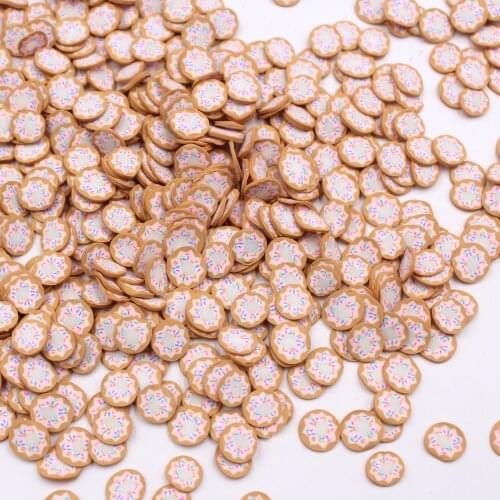 100g/Lot Sweet Dessert Polymer Clay Slices Cake Sprinkles for Toys Decoration DIY Crafts Filler Accessories