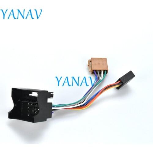 12-004 Wire Harness Adaptor ISO RADIO ADAPTER CABLE FOR-BMW 2001+/LAND-ROVER Defender 2 2001+;Range Rover 2002-2006/ROVER 2001+C