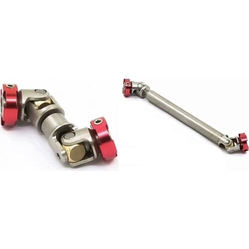 2Pcs Flange Head Transmission Shaft CVD for 1/14 Tamiya RC Truck 1/10 RC Car SCX10 D90 RC4WD AXIAL,45-50mm& 110-130mm